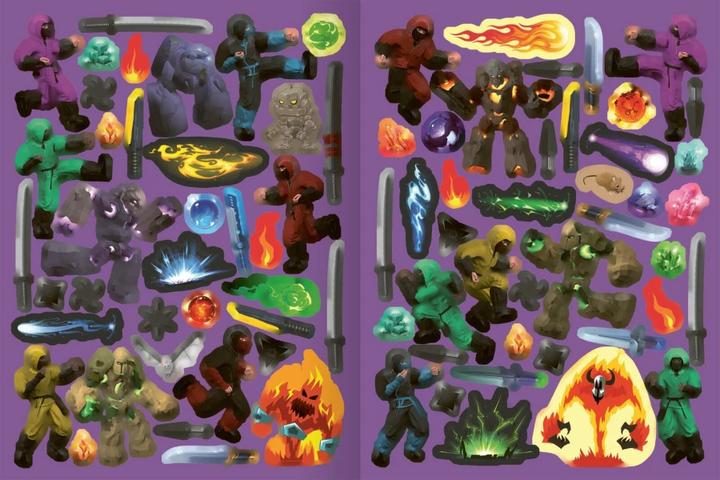 Image du produit Mon livre d'autocollants ninja