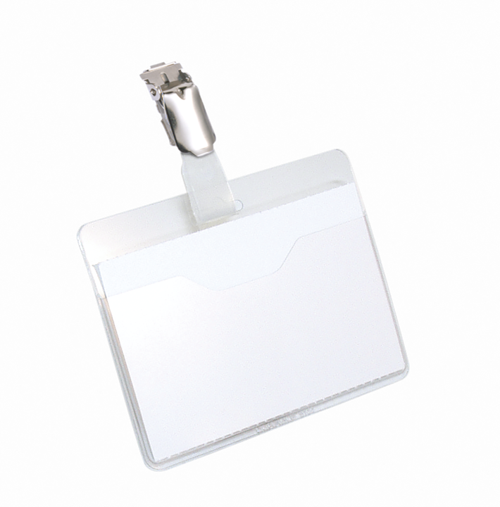 Produktbild Durable Hartfolien-Namensschilder mit Clip oben offen