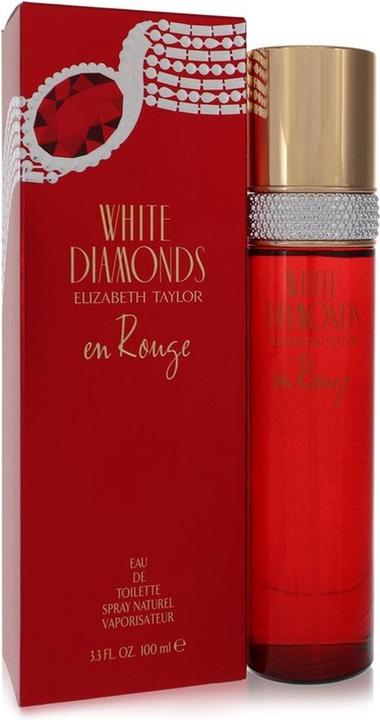Actual product image Elizabeth Taylor White Diamonds En Rouge by Eau de Toilette Spray 100 ml (Eau de toilette, 100 ml)