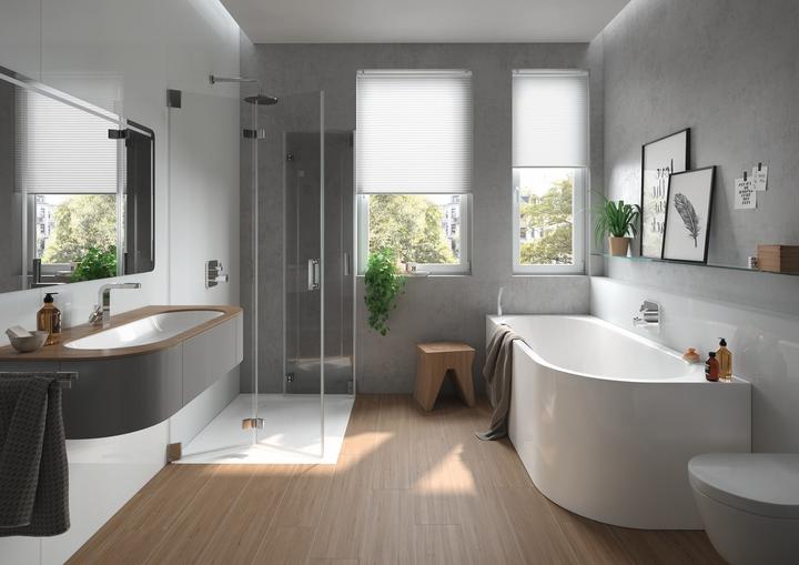 Produktbild Kaldewei Badewanne Meisterstück Centro Duo 1 Rechts, (2-seitig) 1137, 180x80x47 cm, alpinweiss (180 cm, 80 cm)