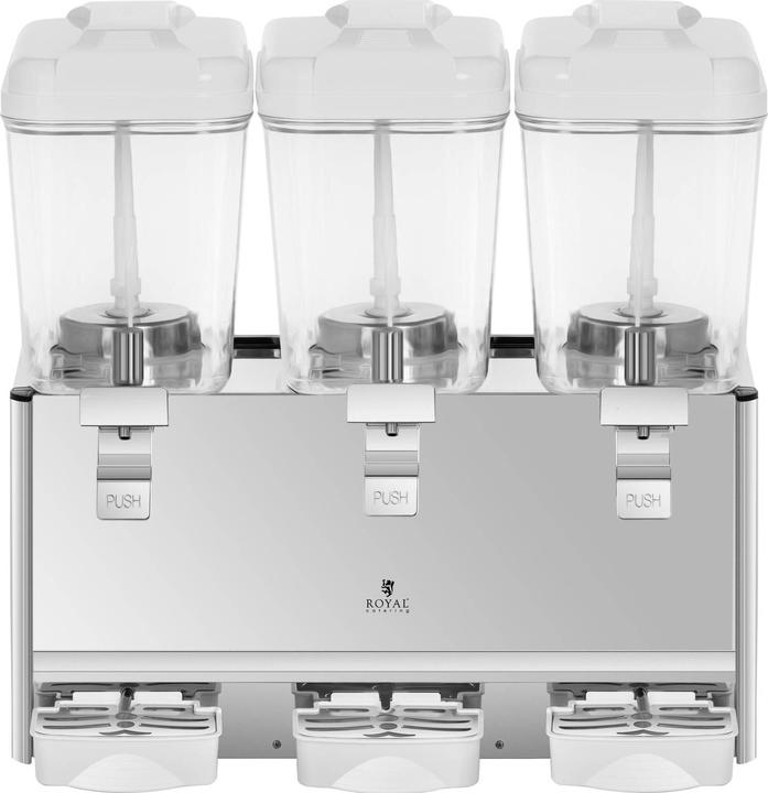 Actual product image Royal Catering Juice Dispenser - 3 x 18 Litres