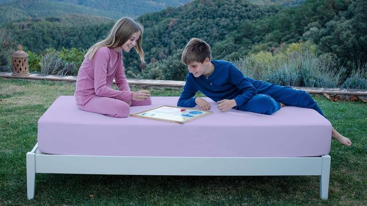 Produktbild B-Sensible Fixleintuch mit Wasserundurchlässiger Baby 60/120 Flieder (60 x 120 cm)