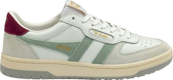 Cerise, Light Grey, Green Mist, White