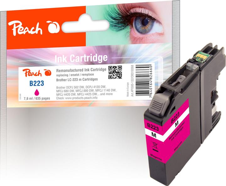 Produktbild Peach Tinte Brother LC-223 Magenta (M)