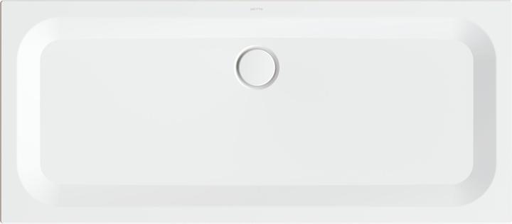 Bette Ultra Rechteck-Duschwanne mit Antirutsch Sense 1600x700x35mm, weiss, 5951-000AS