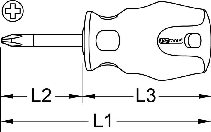 Produktbild KS Tools 159.1141 (Phillipps-Kreuzschlitz (PH))