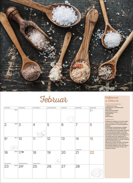 Produktbild Kchenkalender 2025 (42 x 29 cm, 42 x 58 cm)