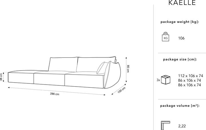 Actual product image Micadoni Kaelle (4-seater)