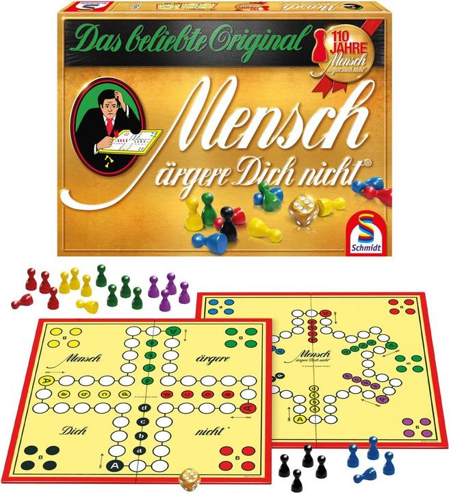 Actual product image Schmidt Spiele Don't get angry, gold (German, 2 - 6 Players)