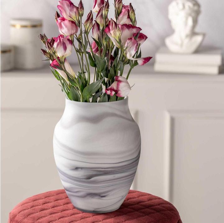 Immagine prodotto Leonardo Vaso Poesia 23 cm, Marmo Grigio (1 x, 19 x 19 x 25,5 cm, 5.30 l)