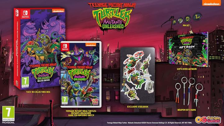 Produktbild Game Teenage Mutant Ninja Turtles: Mutants Unleashed - Deluxe Edition (Switch, Switch Lite, Switch OLED)