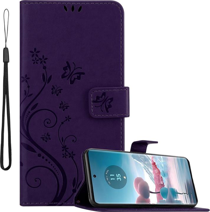 Custodia A Libro Portafoglio Per Xiaomi 11 Pro 5G – Motivo Floreale Verde, 8 Slot Carte E Tasca Con Cerniera