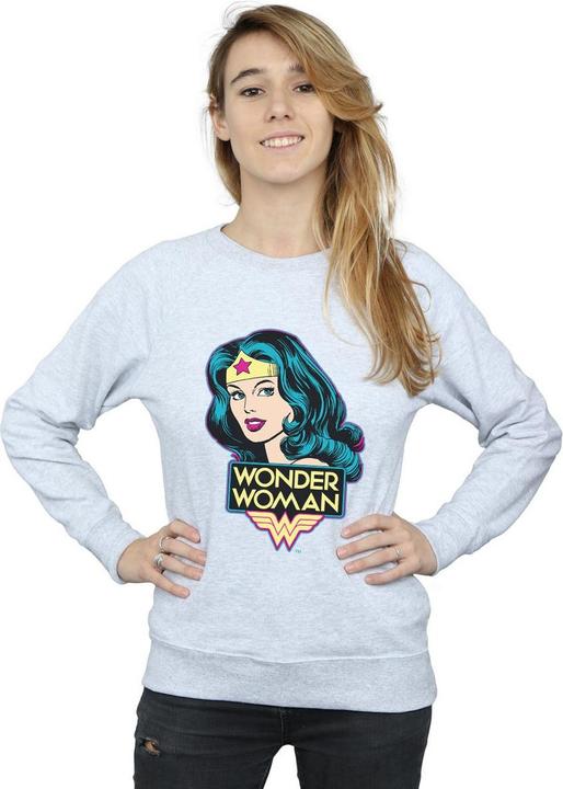 Produktbild Wonder Woman Head Heather Sweatshirt (M)