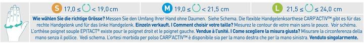 Produktbild Epitact Carp'Activ Flexibel L Links (L)