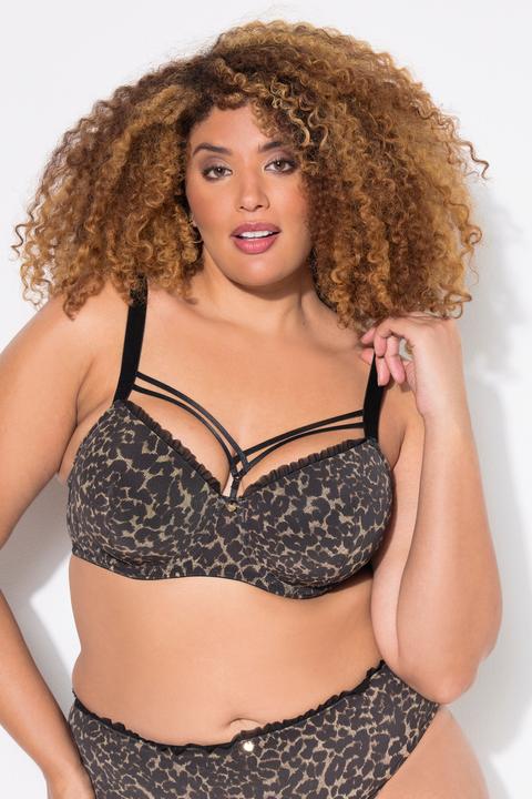 Immagine prodotto TruYou Reggiseno con ferretto, coppe morbide, design animalier e coppa B-F (100 D)