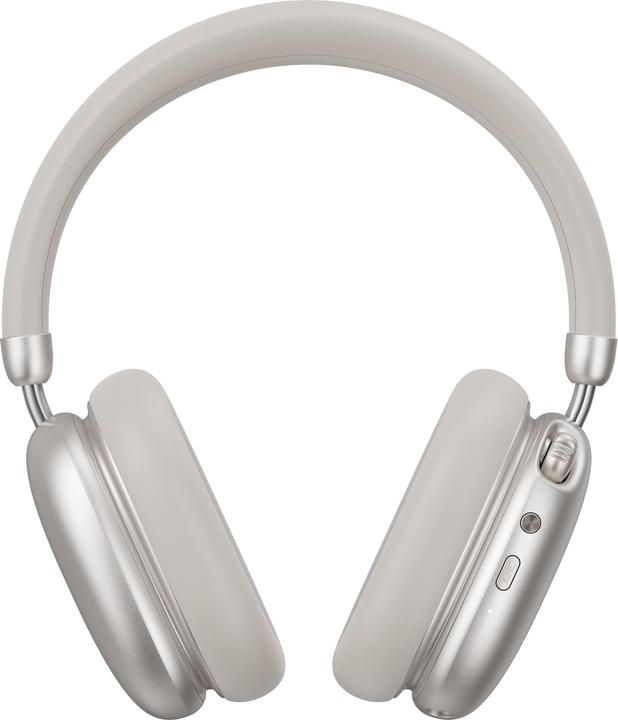 Produktbild Havit Space S1 - Kabellose Bluetooth-Kopfhörer mit Geräuschunterdrückung (beige) (Aktive Geräuschunterdrückung, 100 h, Kabellos)