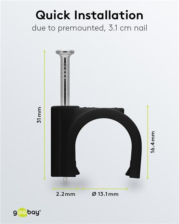 Actual product image Goobay Kabelschelle