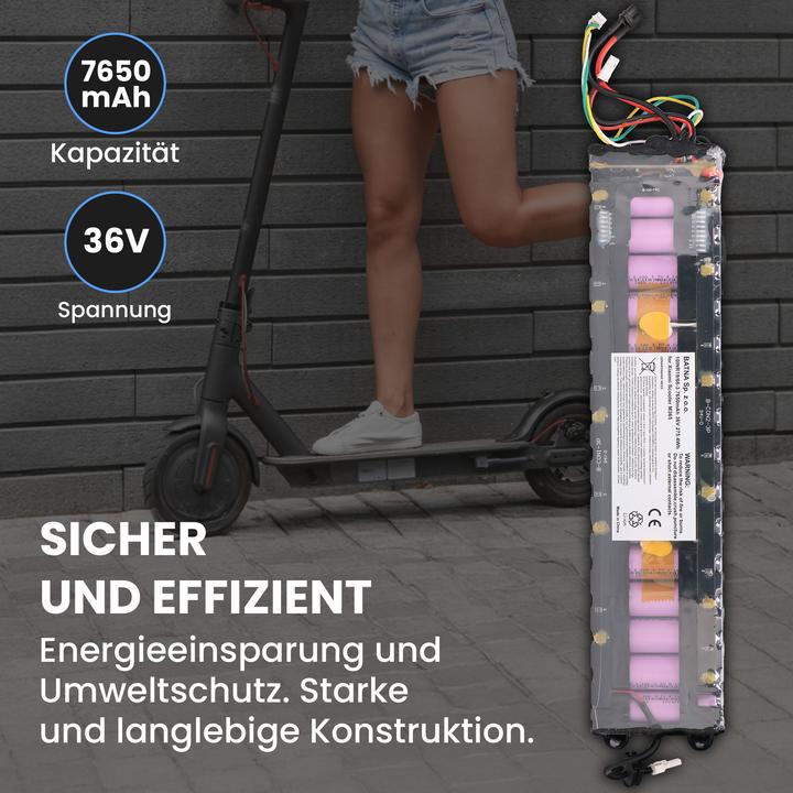 Image du produit Xiaomi SCOOTER M365 BATTERIE 10INR19/66-3 7650MAH 36V