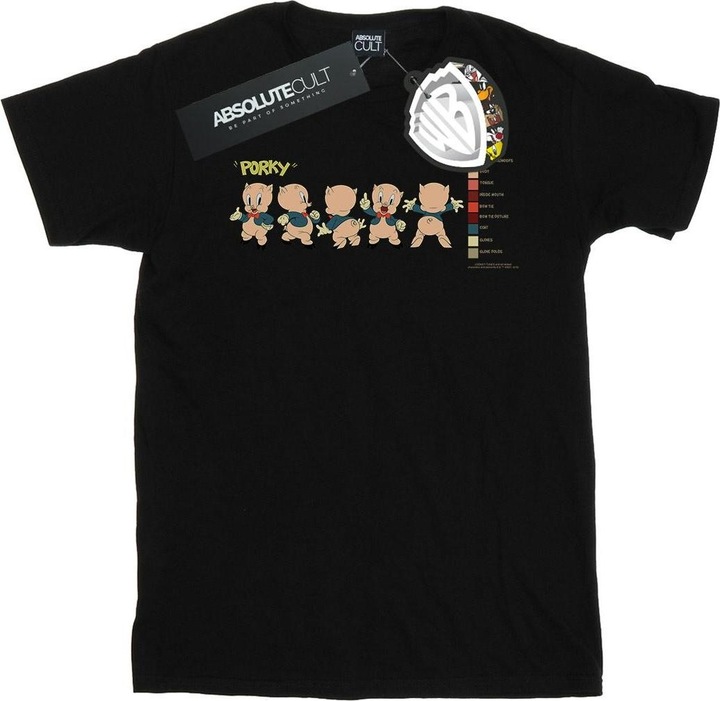 Produktbild Looney Tunes Porky Pig Colour Code TShirt (M)