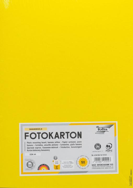 Produktbild Folia Fotokarton farbig Format A4 (300 g/m², 1 x)