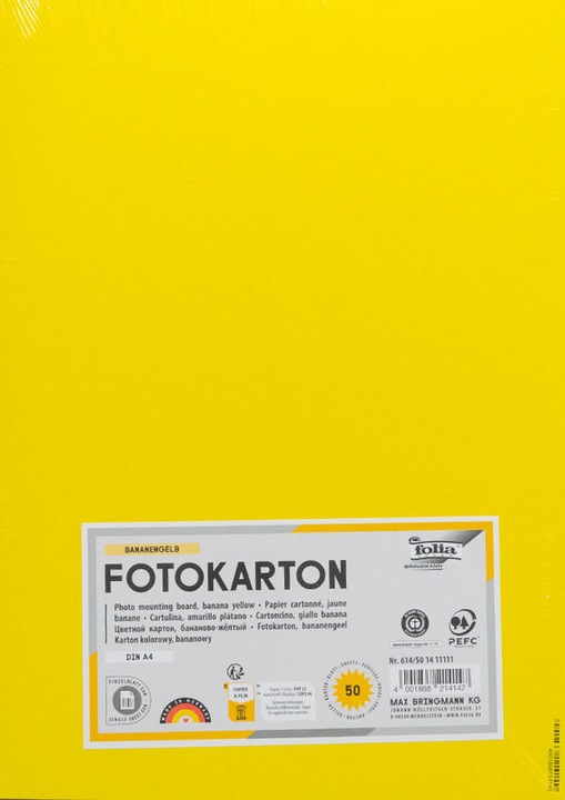 Actual product image Folia Photo cardboard colored format A4 (300 g/m², 1 x)