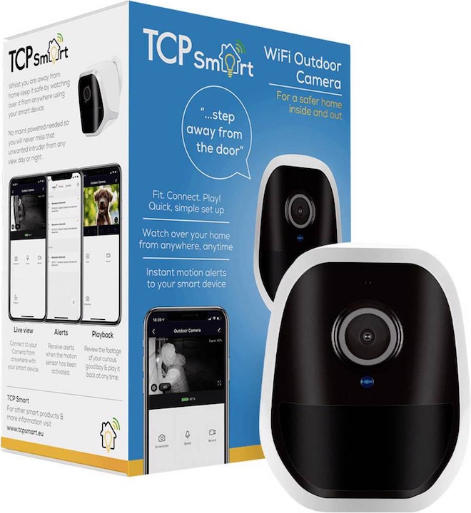 Image du produit TCP Smart Caméra de surveillance Caméra WIFI WLAN IP 1920 x 1080 Pixel (1920 x 1080 Pixels)