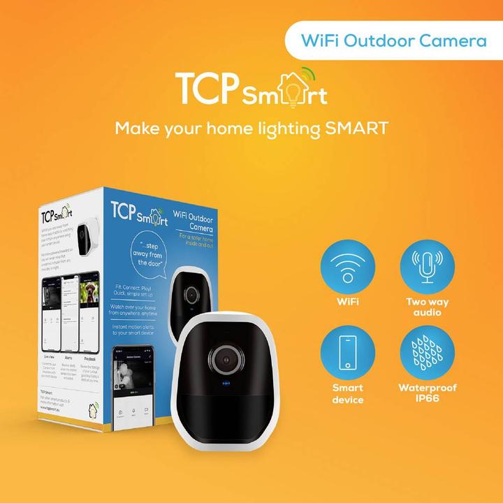 Image du produit TCP Smart Caméra de surveillance Caméra WIFI WLAN IP 1920 x 1080 Pixel (1920 x 1080 Pixels)