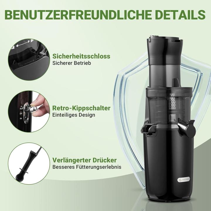 Produktbild Amzchef Ganzfrucht Slow Juicer