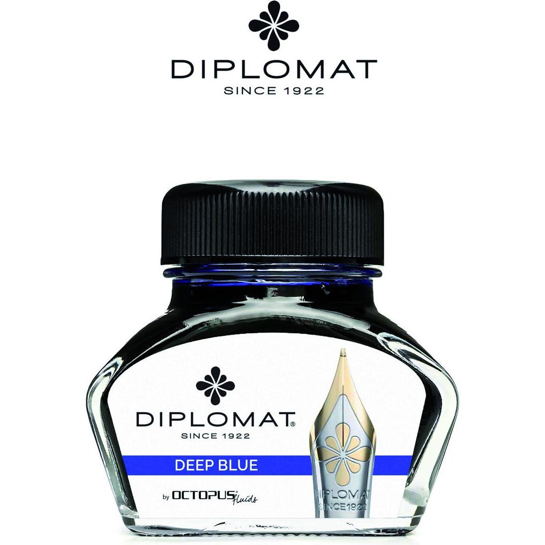 Thumbnail - Diplomat, Ersatzpatrone, Tintenglas Ultramarinblau 30ml (Tintenfass)