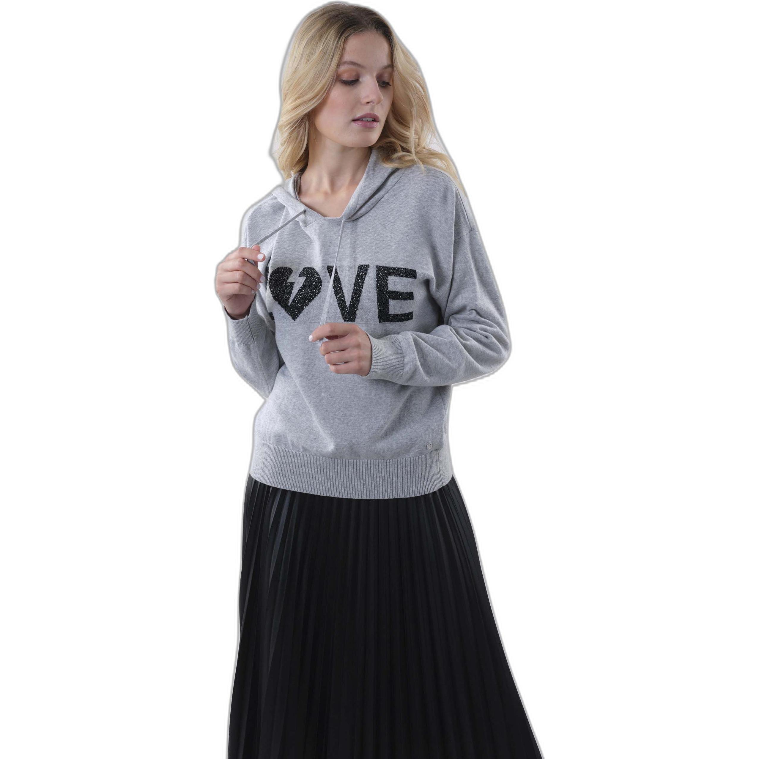 Thumbnail - Deeluxe, Damen, Pullover, pullover damen carlitta, Grau, (XL)