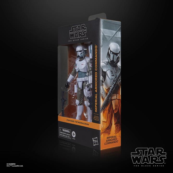 Actual product image Hasbro Star Wars: The Mandalorian Black Series Imperial Armoured Commando
