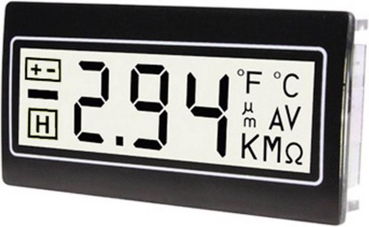 Actual product image TDE Instruments Digital panel meter Digital multimeter for panel mounting