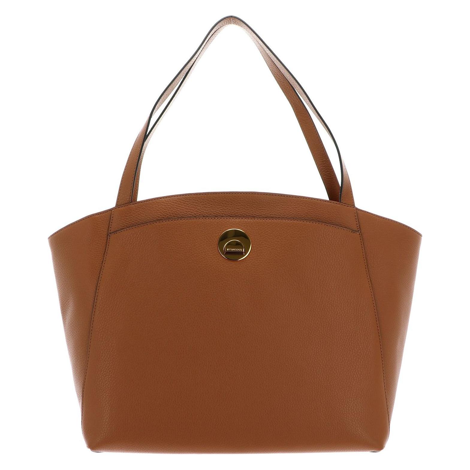 Coccinelle, Damen, Tasche, Liya Handbag Grained Leather, Braun