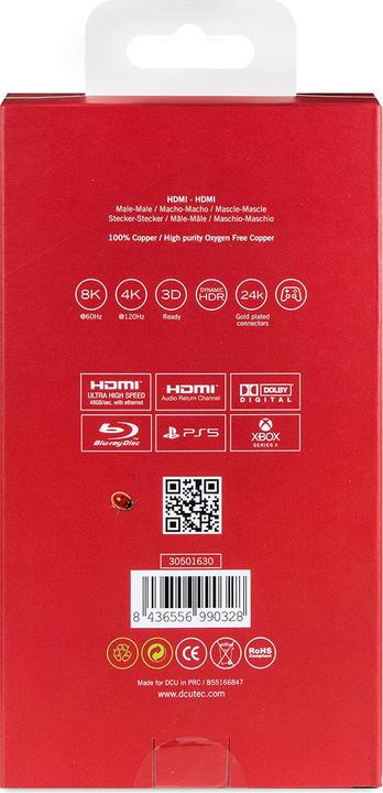 Produktbild DCU Tecnologic HDMI CONNECT 2.1 8K 1.5M (1.50 m)