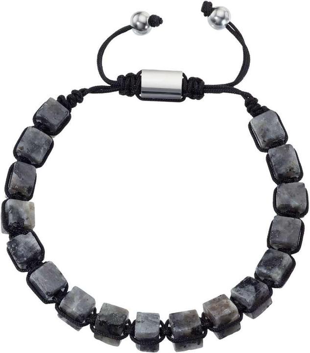 Produktbild Bijouteria Armband (25 cm, Edelstahl, Spektrolith, Nylon)
