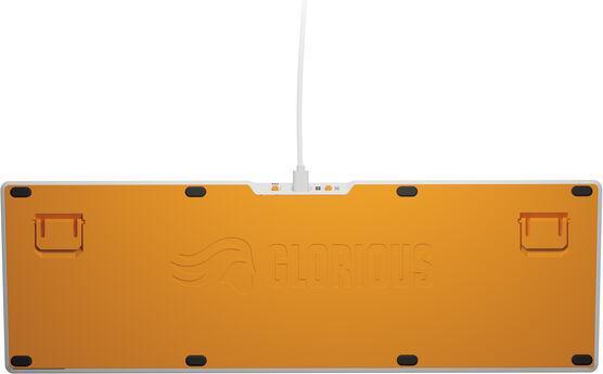 Actual product image Glorious GMMK 3 HE 100 % Custom Gaming Keyboard - Pre-Built, ISO (DE), Fox HE Switches, white (DE)