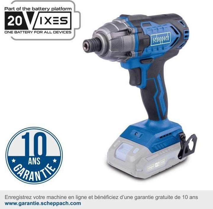 Actual product image Scheppach Akku-Schlagschrauber C-ID180-X