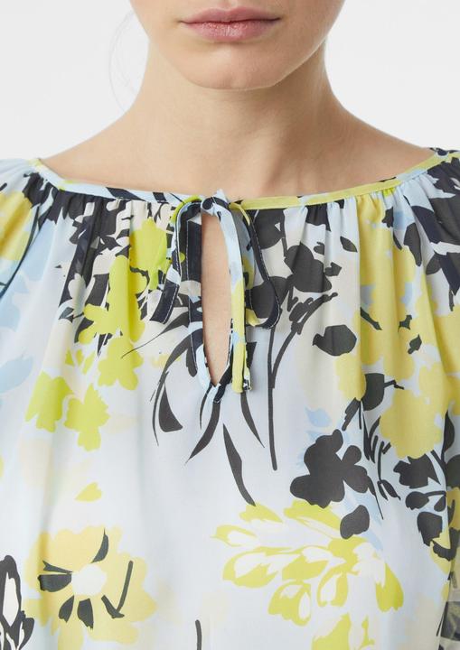 Produktbild Comma Bluse Semi-transparente Chiffon-Bluse mit Schleifen-Detail (46)
