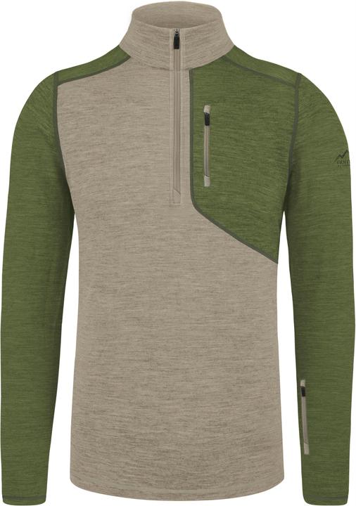 Produktbild Normani Herren Merino Langarm mit 1/4 Zipper „Mildura“ - 9131 (4XL)