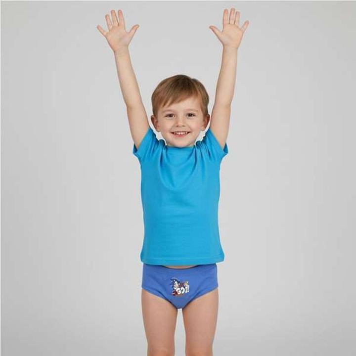 Actual product image Disney Jungen Unterwäsche-Set Single Jersey 3-teilig – Sonic (110, pack of 3)