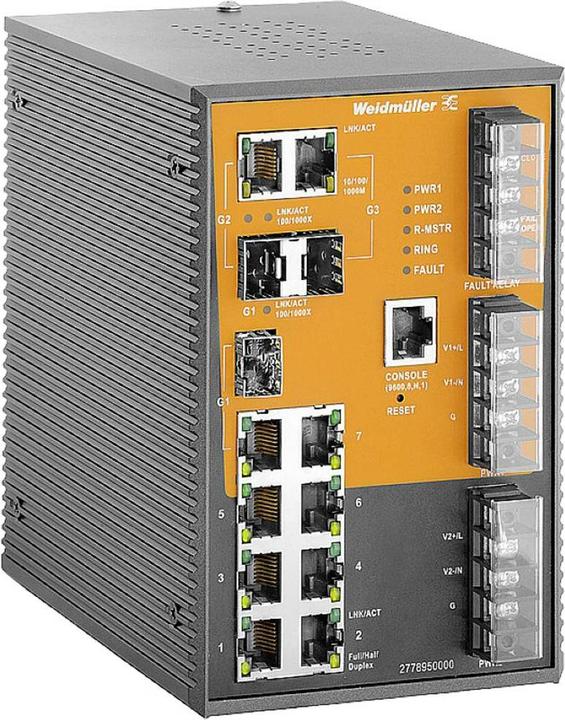 Actual product image Weidmüller Switch managed Fast/ (7 ports)