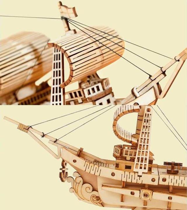 Produktbild Robotime Segelschiff
