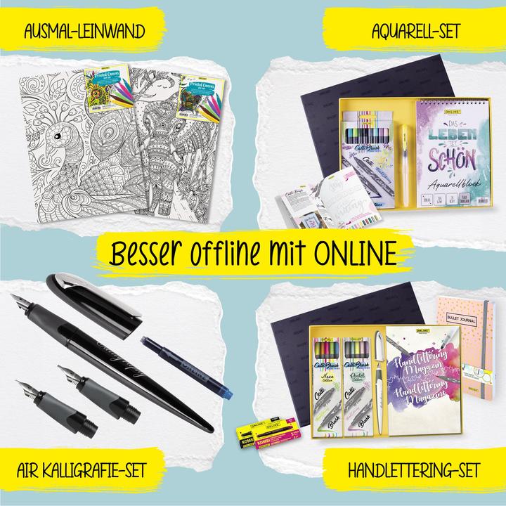 Actual product image Online Leinwad set