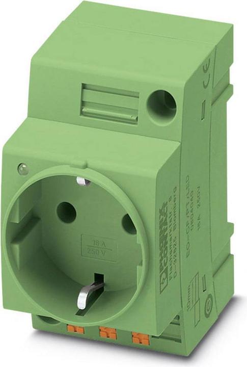 Actual product image Phoenix Contact Contact Switch cabinet socket outlet EO-CF/PT/LED/GN Green 1 pc.