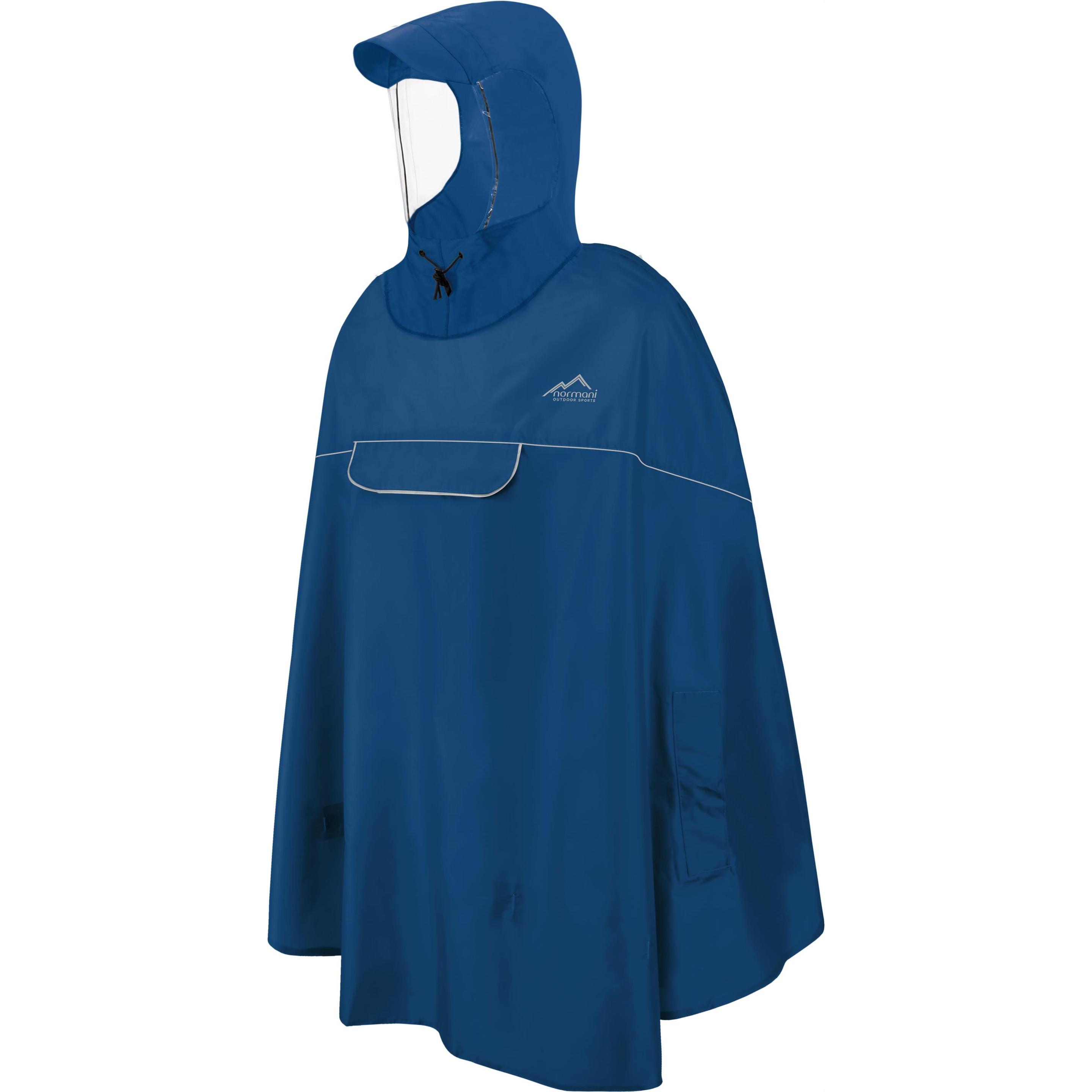 Normani, Herren, Jacke, Regenponcho Sohra (L), Blau, L