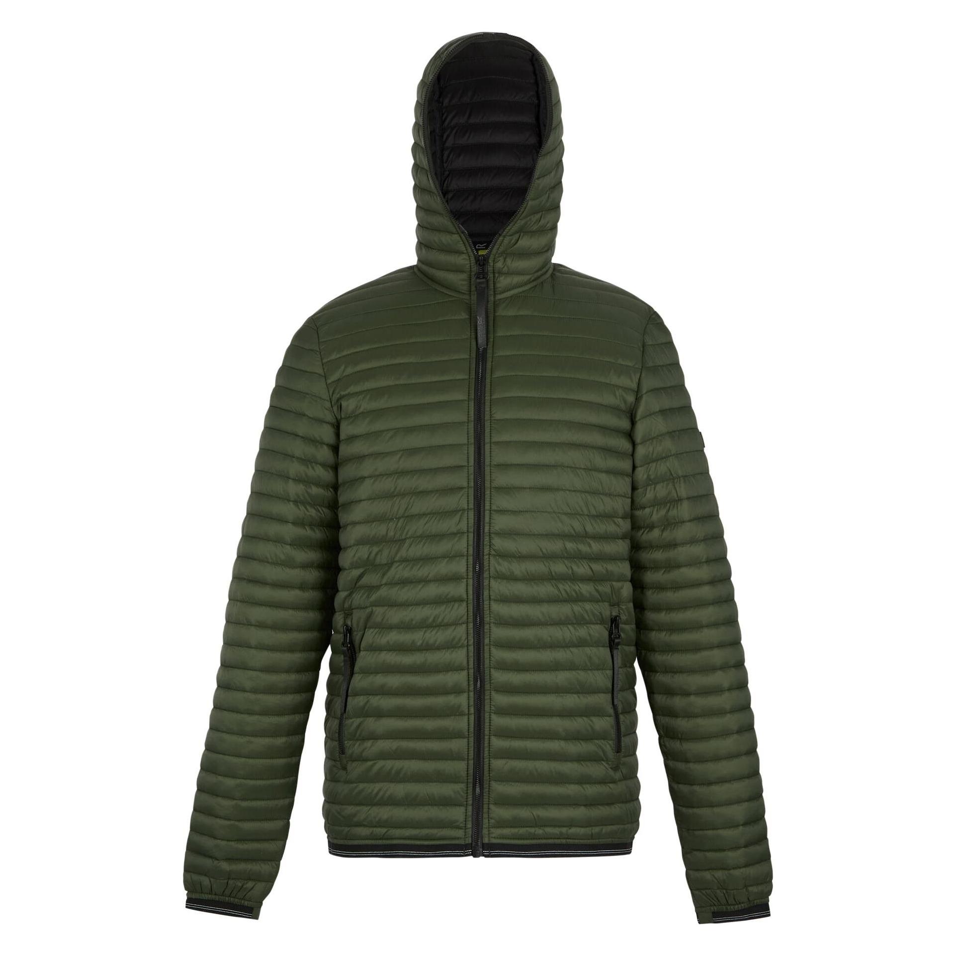 Regatta, Herren, Winterjacken, Rigain, Grün, Schwarz, (M)