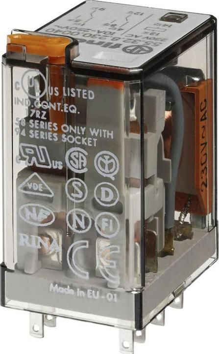 Actual product image Finder 55.32.8.230.0054 Plug-in relay 230 V/AC 10 A 2 CO contact 10 pcs.