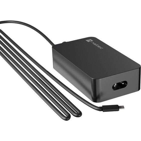 Thumbnail - Genesis Zasilacz do laptopa Natec GRAYLING USB-C (NZU-2033) (45 W), Notebook Netzteil, Schwarz