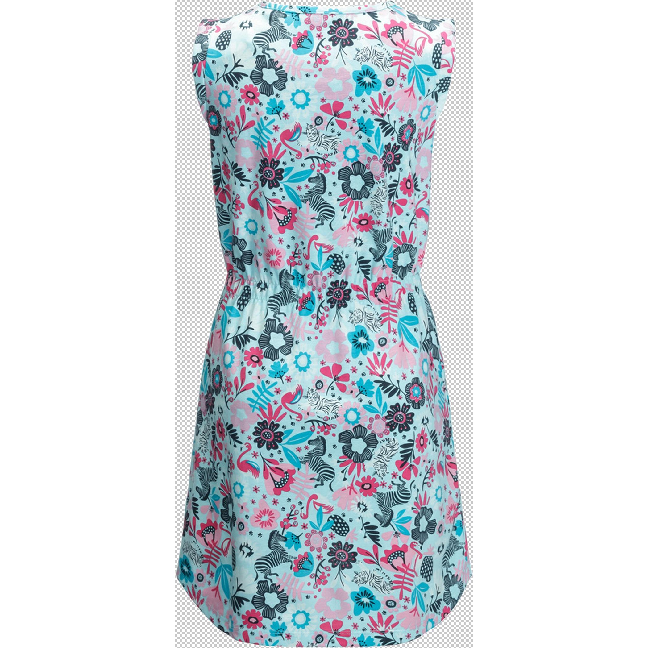 Thumbnail - Jack Wolfskin, Herren, Kleider, Lily Lagoon Dress Kinder Kleid Sommerkleid Mädchen, Blau, (128)