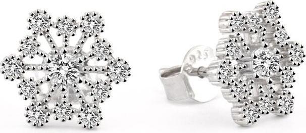 Immagine prodotto Beneto Orecchini moda in argento Fiocco di neve AGUP2754 (L)